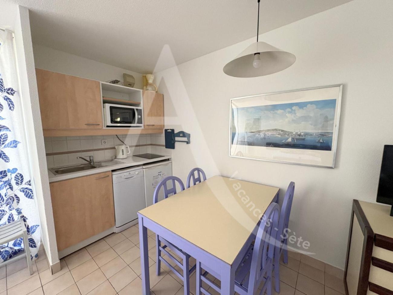 Studio Vue Mer Avec Pkg, Piscine, Tennis, Plage Direct Sete Luaran gambar